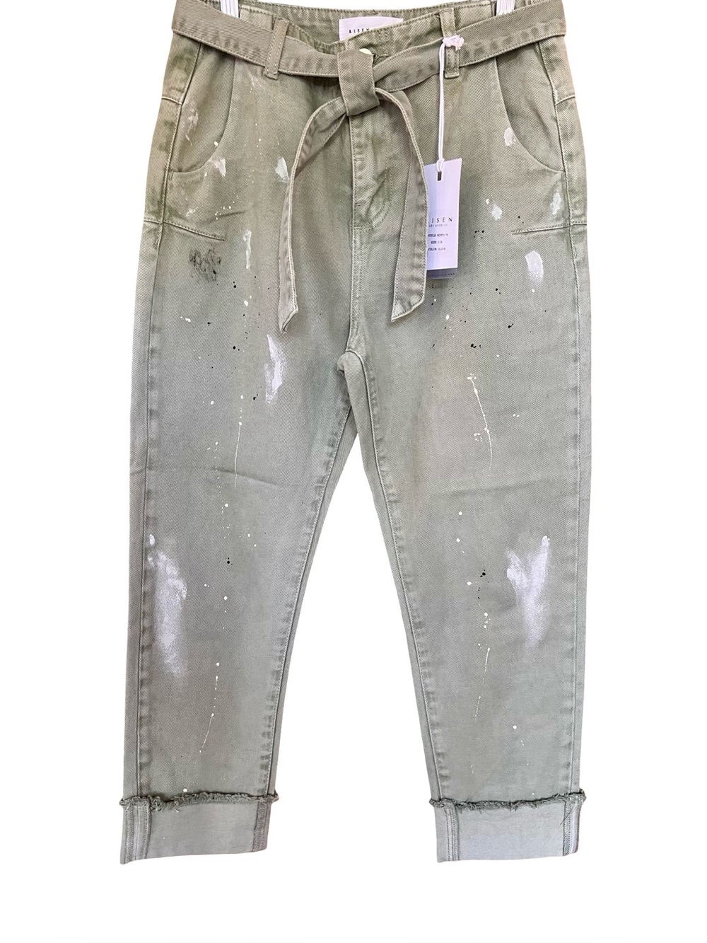 Risen Slouch Cropped Jeans - Women's Ankle Jeans size 3/26 waist